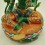 Fine Quality Gold Face Painted 9.5" Green Tara Colored Copper Statue From Patan