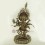 Fine Quality Handcrafted Oxidized 24.25" Akash Bhairabh  Copper Statue Patan