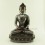 8.5" Amitabha/Amida Opame Buddha Oxidized Copper Alloy Statue from Patan, Nepal