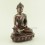 Oxidized Copper Alloy 7.25" Medicine Buddha / Menla Statue from Patan, Nepal