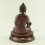 Oxidized Copper Alloy 7.5" Medicine Buddha / Menla Statue from Patan, Nepal