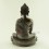 Oxidized Copper Alloy 8.5" Medicine Buddha / Menla Statue from Patan, Nepal