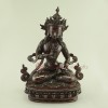 Fine Hand Carved 9.75" Vajrasattva Drojesempa Oxidized Copper Statue Patan Nepal
