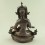 Fine Hand Carved 9.75" Vajrasattva Drojesempa Oxidized Copper Statue Patan Nepal