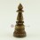 Oxidized Copper Alloy  4.5" Stupa or Chaitya or Chorten frm Patan Nepal