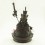 FINE QUALITY 9" GURU RINPOCHE / PADMASAMBHAVA LOST WAX METHOD OXDIZED COPPER ALLOY STATUE FROM PATAN, NEPAL