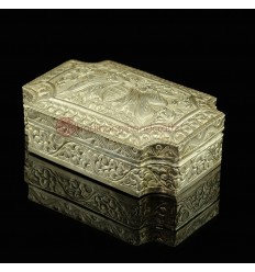 4.5" Tibetan Silver Jewelry Box