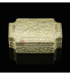 4.5" Tibetan Silver Jewelry Box