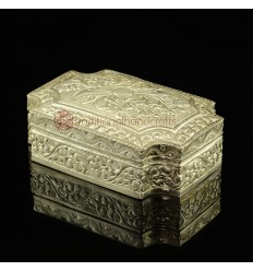 4.5" Tibetan Silver Jewelry Box