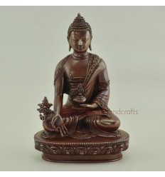 Fine Quality Hand Made 7" Medicine Buddha Statue Statue  From Patan, Nepal.