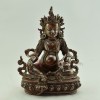 Fine Quality 7" Dzambhala The Wealth Deity Lostt Wax Method Oxidized Copper Statue from Patan, Nepal