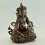 Fine Quality 7" Dzambhala The Wealth Deity Lostt Wax Method Oxidized Copper Statue from Patan, Nepal