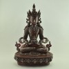 Fine Quality 14.5” Aparmita / Amitayus  Lostt Wax Method Oxidized Copper Statue from Patan, Nepal