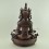 Fine Quality 14.5” Aparmita / Amitayus  Lostt Wax Method Oxidized Copper Statue from Patan, Nepal