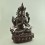 Finely Hand Made 14.5" Chenrezig Oxidized Copper Alloy Statue Patan, Nepal