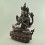 Finely Hand Made 14.5" Chenrezig Oxidized Copper Alloy Statue Patan, Nepal