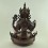 Finely Hand Made 14.5" Chenrezig Oxidized Copper Alloy Statue Patan, Nepal