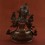 Hand Made Buddhist  9" Green Tara / Dolma Statue From patan, Nepal.