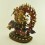12" Dragon White Dzambhala Oxidized Copper Alloy Statue Hand Carved from Patan, Nepal