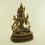 Fine Quality 14.5" White Tara / Dolkar Oxidized Copper Alloy with 24 Karat Gold Gilding Statue Patan