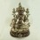 Fine Quality  19" Green Tara Lost Wax Method, Oxidized Copper Alloy with Silver Plating  Statue From Patan, Nepal