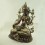 Fine Quality  19" Green Tara Lost Wax Method, Oxidized Copper Alloy with Silver Plating  Statue From Patan, Nepal