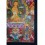 32.75" x 22.75" Manjushri Thangka Painting