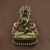 Hannd Made Oxidized Copper Alloy with Silver Plating  18.5" Vajrasattva / Dorjesempa Statue 