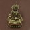 Hannd Made Oxidized Copper Alloy with Silver Plating  18.5" Vajrasattva / Dorjesempa Statue 