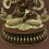 Hannd Made Oxidized Copper Alloy with Silver Plating  18.5" Vajrasattva / Dorjesempa Statue 