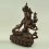 Hand Made 14" White Tara / Dolkar Oxidized Copper Alloy Statue Patan, Nepal