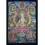 32.75" x 22.75" White Tara Thangka Painting