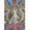 32.75" x 22.75" White Tara Thangka Painting