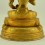Hand Carved Painted 13.5" Vajrasattava / Dorjesempa Gold Gilded Copper Statue