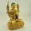 Fine Quality Hand Carved 12.5" Guru Tsongkhapa Statues Set Copper Statues From Patan, Nepal.