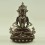 Fine Hand Carved Oxidized Copper 9.75" Aparmita / Amitayus / Tsepame  Statue From Patan, Nepal