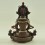 Fine Hand Carved Oxidized Copper 9.75" Aparmita / Amitayus / Tsepame  Statue From Patan, Nepal