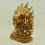 Finely Hand Carved 16" Vajrkilaya Statue 24 Karat Gold Gilded with Face Painting
