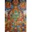 34" x 26" Green Tara Thangka Painting