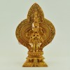 Machiine Made 8.5" 1000 Armed Avalokiteshvara / Chenrezig Statue From Patan, Nepal.