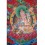 34.25" x 24" Guru Rinpoche Thangka Painting