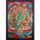 33" x 23" Green Tara Thangka Painting