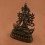 Fine Quality Hand Made Silver Eye 13.5" White Tara / Dolkar Oxidized Copper Alloy Statue Patan, Nepal