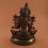 Fine Quality Hand Made Silver Eye 13.5" White Tara / Dolkar Oxidized Copper Alloy Statue Patan, Nepal