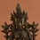 Fine Quality Hand Made Silver Eye 13.5" White Tara / Dolkar Oxidized Copper Alloy Statue Patan, Nepal