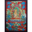 33" x 23" Manjushri  Thangka Painting