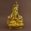 Hand Carved Painted 9" Vajrasattva / Dorjesempa Gold Gilded Copper Statue