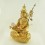 14.5" Guru Rinpoche / Padmasambhava Copper Statue 24 Karat Gold Gilded Hand Carved Patan, Nepal