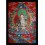 34" x 24" White Tara- Dolkar Thangka Painting