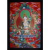 34" x 24" White Tara- Dolkar Thangka Painting